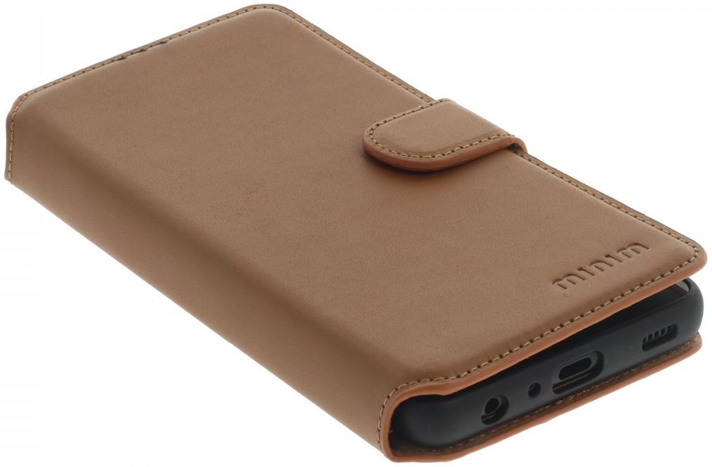 Minim 2-in-1 Samsung A52 / A52S Hoesje Book Case en Back Cover Bruin afbeelding 5