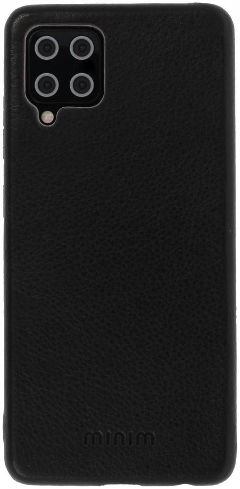 Minim Samsung Galaxy A42 Hoesje Back Cover Hoesje Zwart afbeelding 1