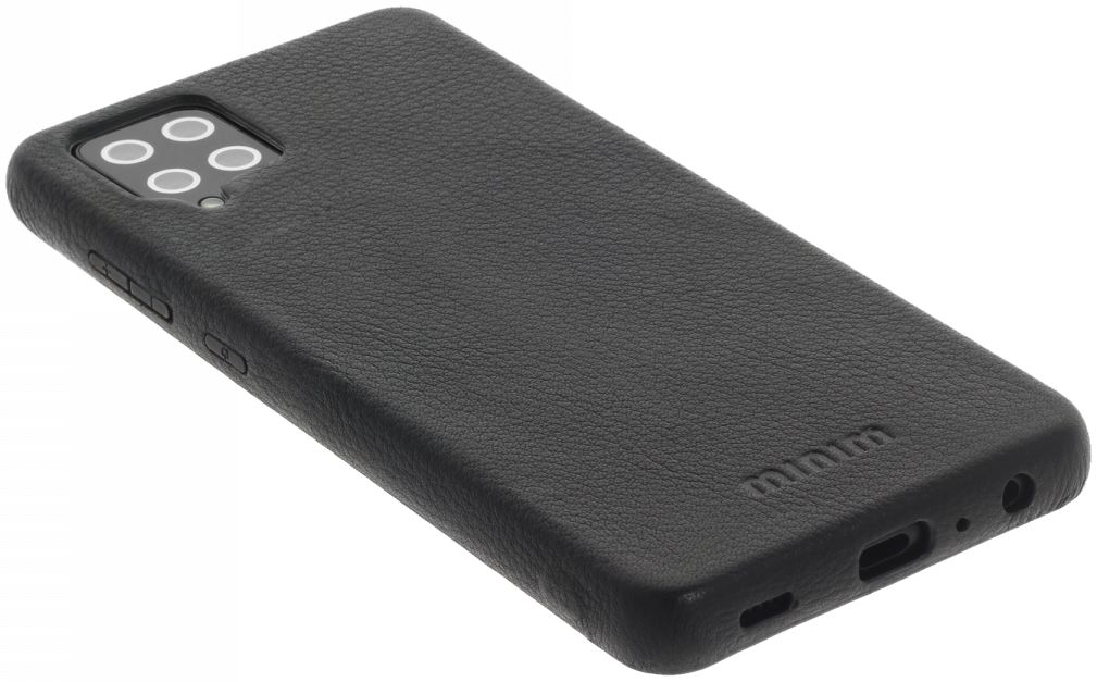 Minim Samsung Galaxy A42 Hoesje Back Cover Hoesje Zwart afbeelding 3