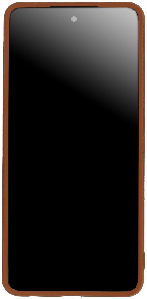 Minim Samsung Galaxy A52 / A52S Hoesje Back Cover Hoesje Cognac afbeelding 2