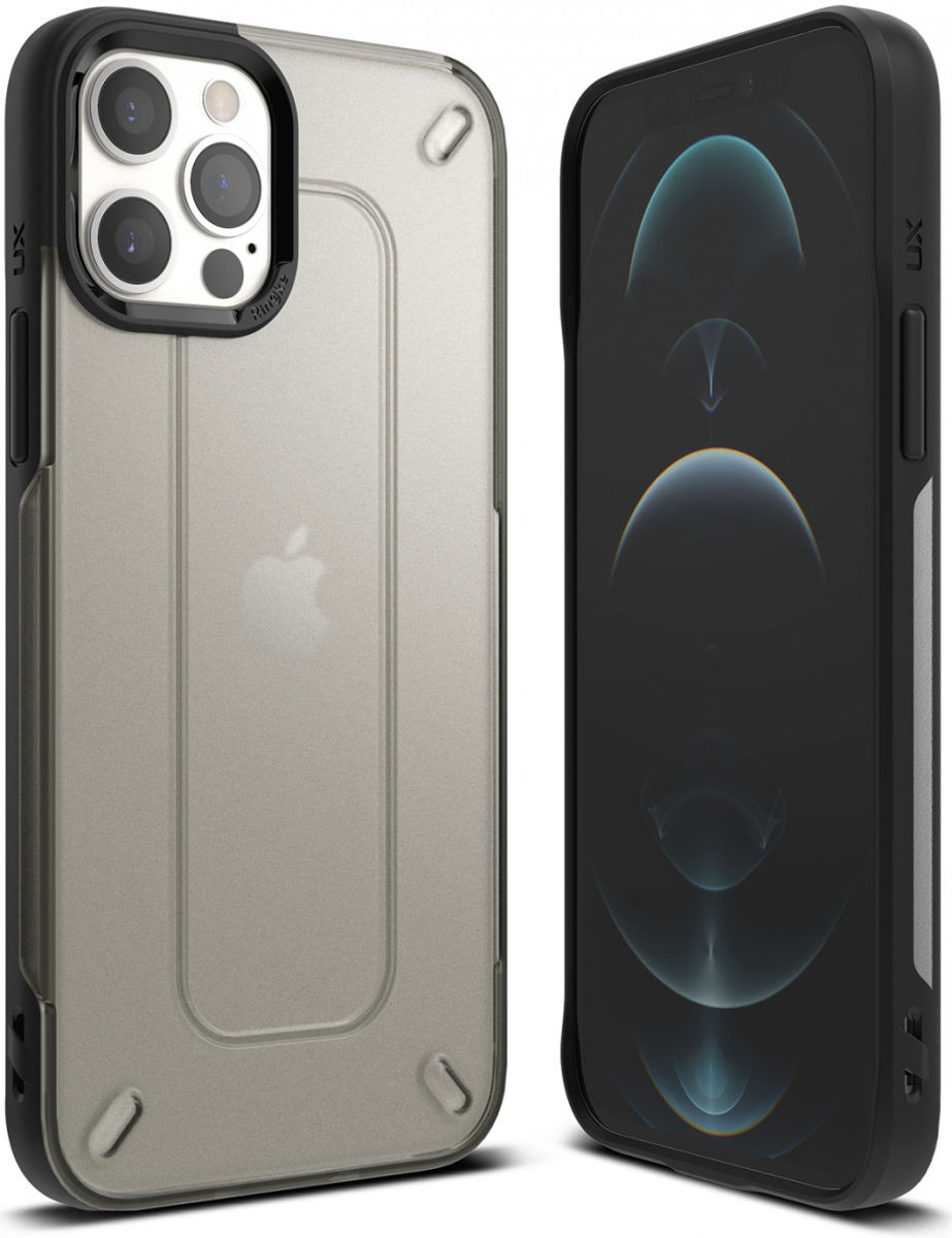 Ringke UX Apple iPhone 12 / 12 Pro Hoesje Back Cover Grijs afbeelding 1