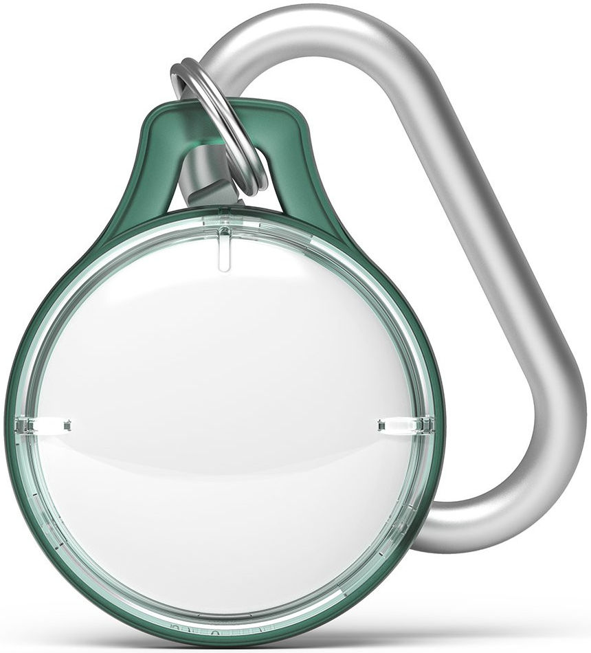 Ringke Apple AirTag Slim Sleutelhanger TPU Transparant Groen afbeelding 1
