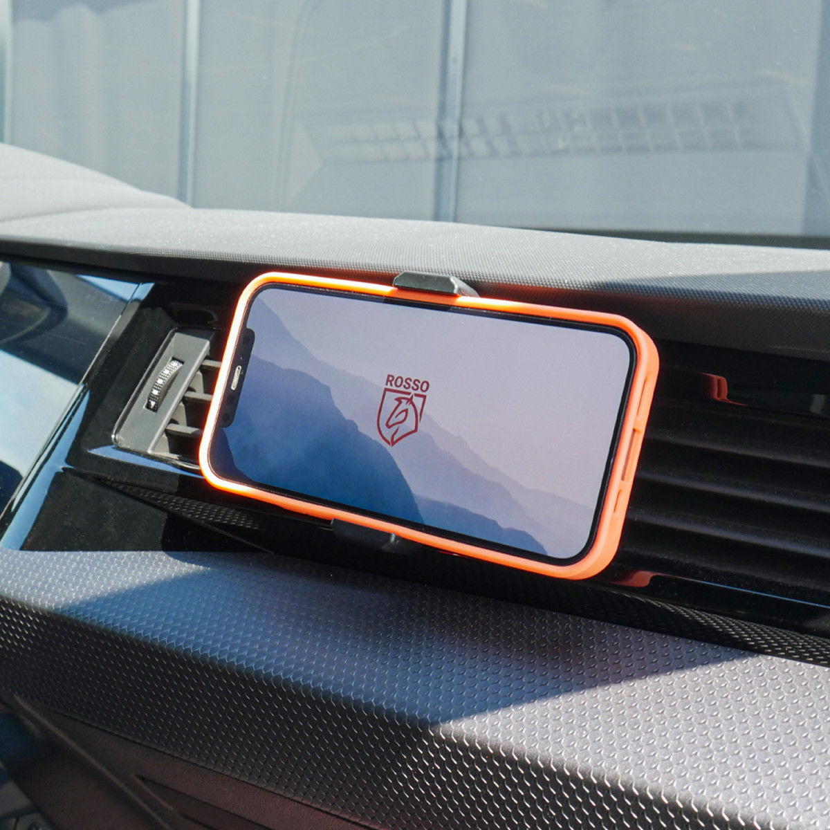 Rosso Universele Telefoonhouder Auto voor Ventilatierooster Zwart afbeelding 17