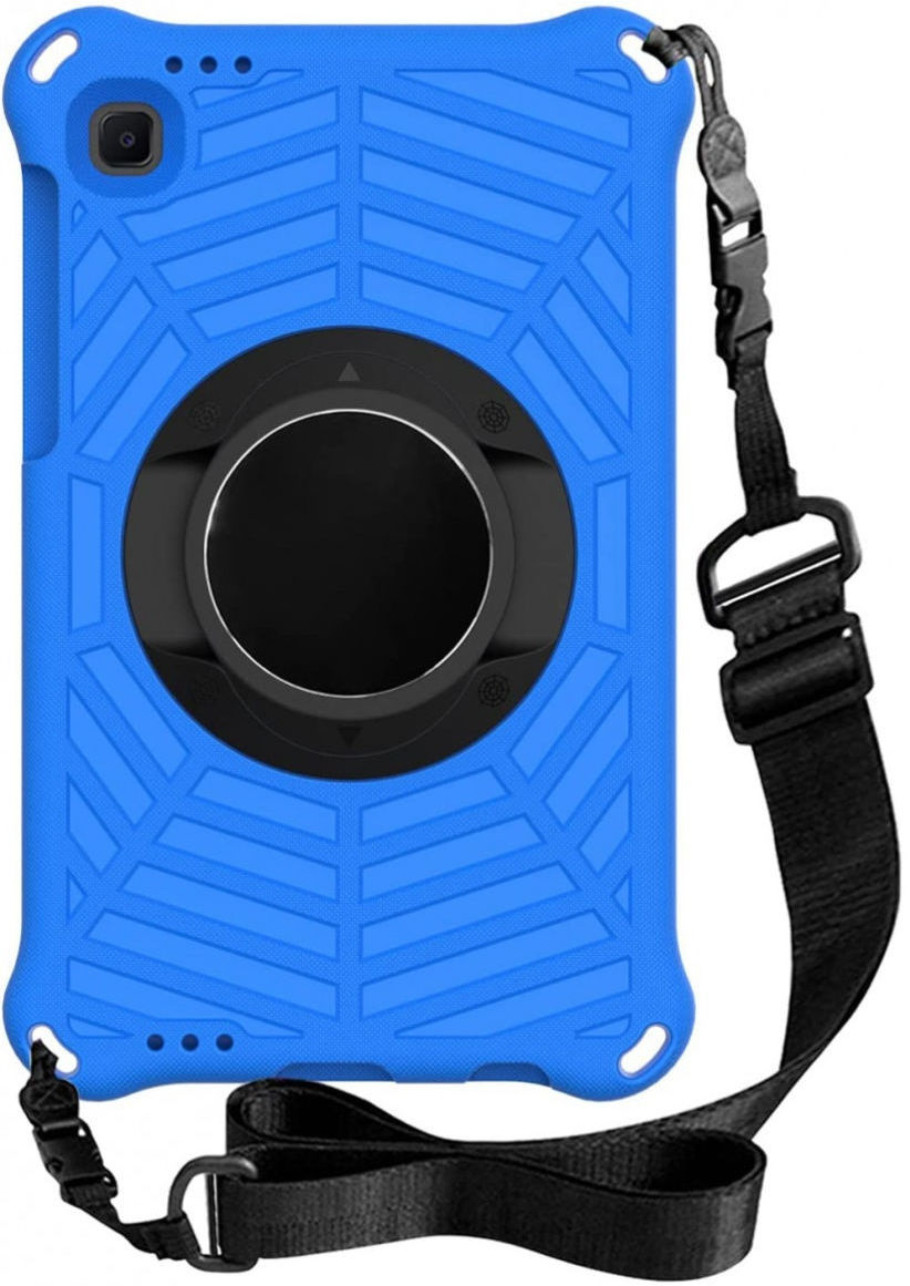 Samsung Galaxy Tab A7 Lite Hoes 360 Graden Kickstand Back Cover Blauw afbeelding 1