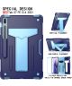 Samsung Galaxy Tab S7 FE/S7 Plus Hoes Kickstand Back Cover Blauw
