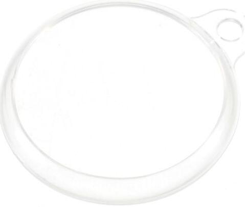 Apple AirTag Sleutelhanger TPU met Gesp Transparant afbeelding 4
