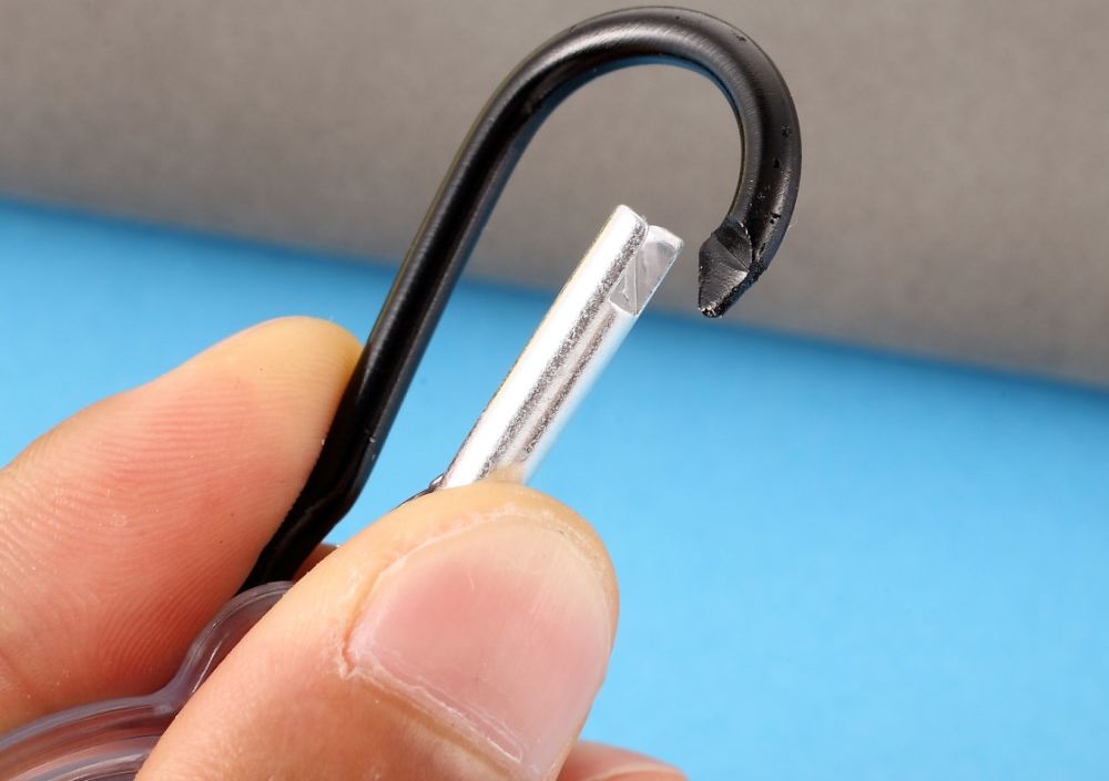 Apple AirTag Sleutelhanger Siliconen Bescherm Hoes + Haak Transparant afbeelding 5