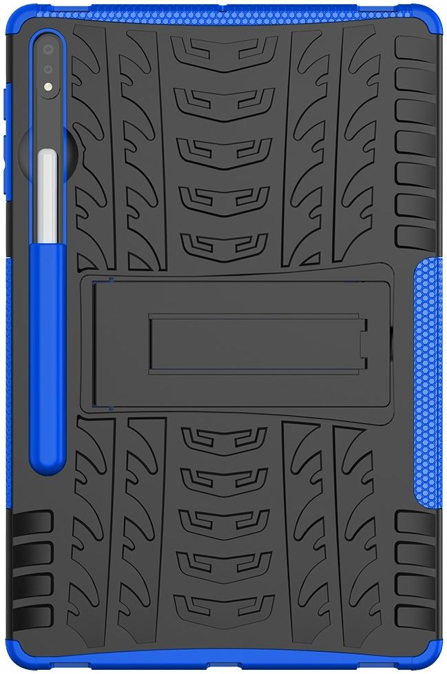 Samsung Galaxy Tab S7 FE / S7 Plus Hoes Hybride Back Cover Blauw afbeelding 2