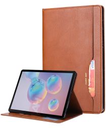 Samsung Galaxy Tab S7 FE Hoes Portemonnee Book Case Kaartsleuf Bruin