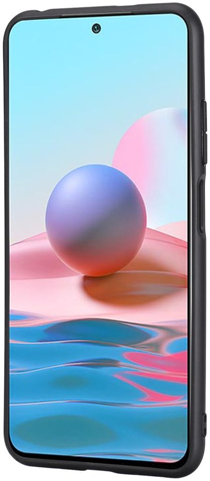 Xiaomi Redmi Note 10 5G/Poco M3 Pro Hoesje met Kunstleer Coating Zwart afbeelding 6