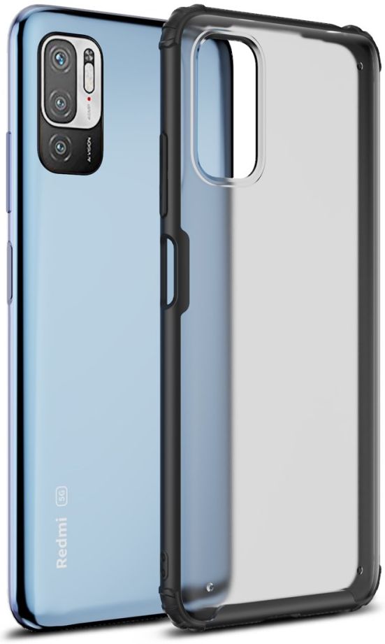 Xiaomi Redmi Note 10 5G/Poco M3 Pro Hybrid Armor Backcover Zwart afbeelding 1