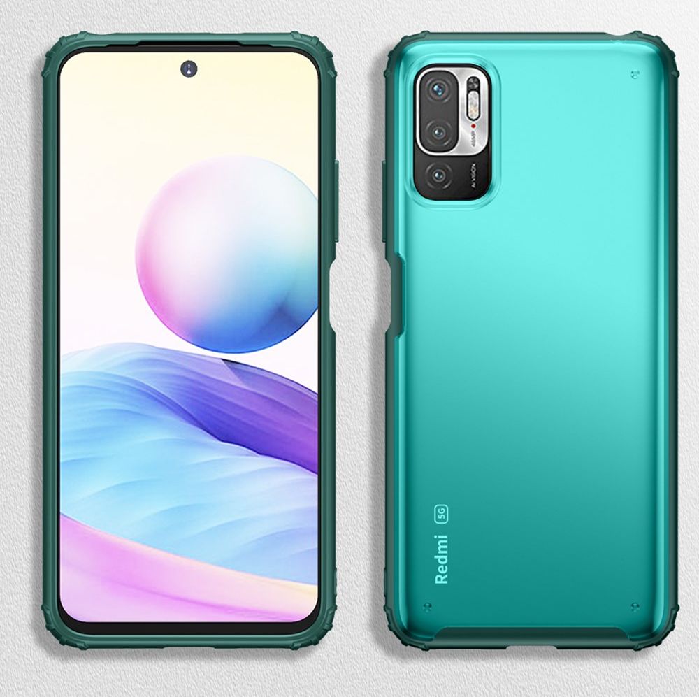 Xiaomi Redmi Note 10 5G/Poco M3 Pro Hybrid Armor Backcover Zwart afbeelding 3