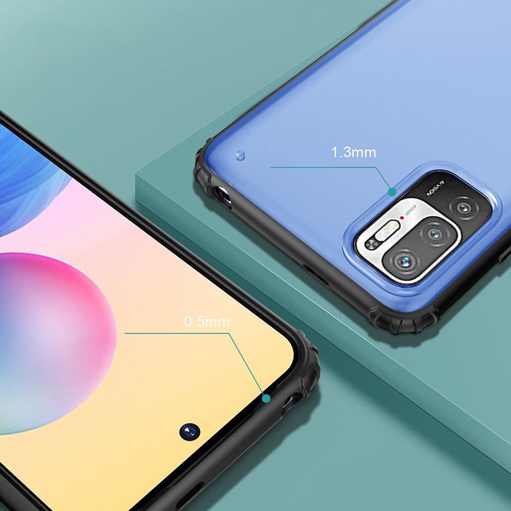 Xiaomi Redmi Note 10 5G/Poco M3 Pro Hybrid Armor Backcover Zwart afbeelding 5