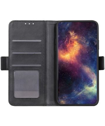 Xiaomi Redmi Note 10 5G/Poco M3 Pro Hoesje Wallet Book Case Zwart Hoesjes