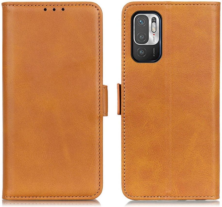 Xiaomi Redmi Note 10 5G/Poco M3 Pro Hoesje Wallet Book Case Bruin afbeelding 3