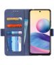 Xiaomi Redmi Note 10 5G/Poco M3 Pro Hoesje Wallet Book Case Blauw