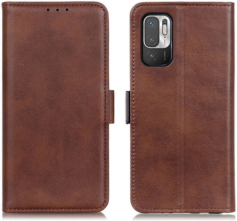 Xiaomi Redmi Note 10 5G/Poco M3 Pro Hoesje Wallet Book Case Coffee afbeelding 3