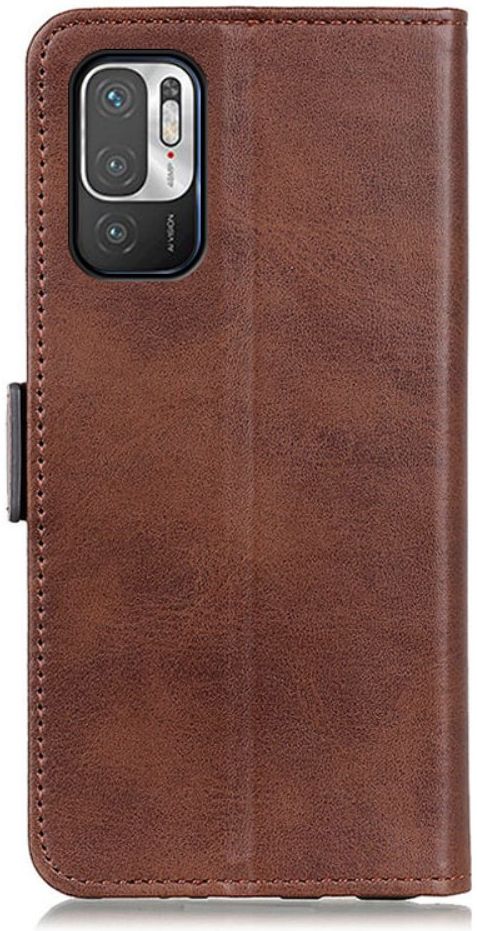 Xiaomi Redmi Note 10 5G/Poco M3 Pro Hoesje Wallet Book Case Coffee afbeelding 6