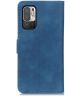 KHAZNEH Xiaomi Redmi Note 10 5G/Poco M3 Pro Hoesje Book Case Blauw