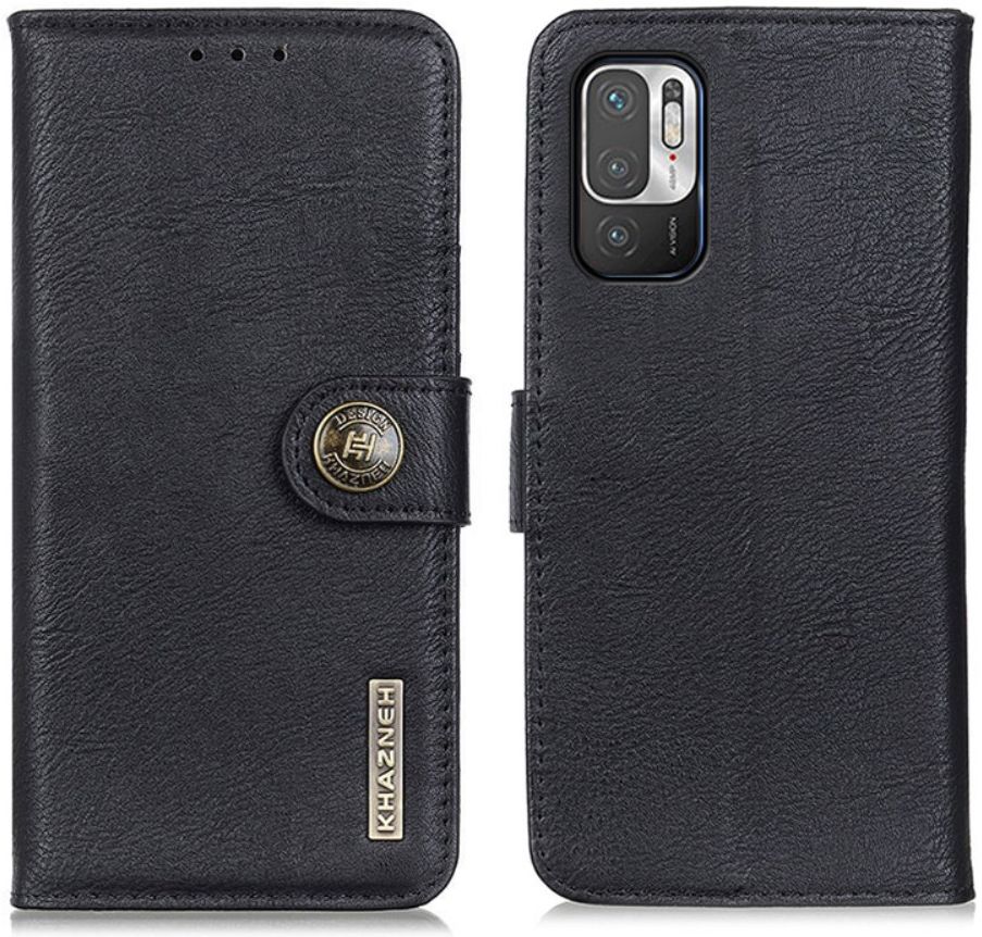 KHAZNEH Xiaomi Redmi Note 10 5G / Poco M3 Pro Hoesje Book Case Zwart afbeelding 3