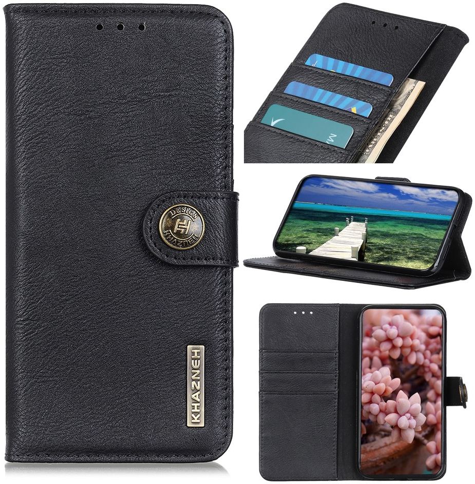 KHAZNEH Xiaomi Redmi Note 10 5G / Poco M3 Pro Hoesje Book Case Zwart afbeelding 10