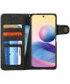KHAZNEH Xiaomi Redmi Note 10 /Poco M3 Pro Hoesje Bookcase Wallet Zwart