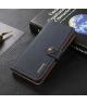 KHAZNEH Xiaomi Redmi Note 10 5G/Poco M3 Pro Hoesje RFID Bookcase Blauw