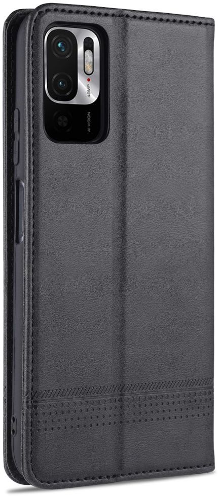 AZNS Xiaomi Redmi Note 10 5G/Poco M3 Pro Wallet Bookcase Zwart afbeelding 6