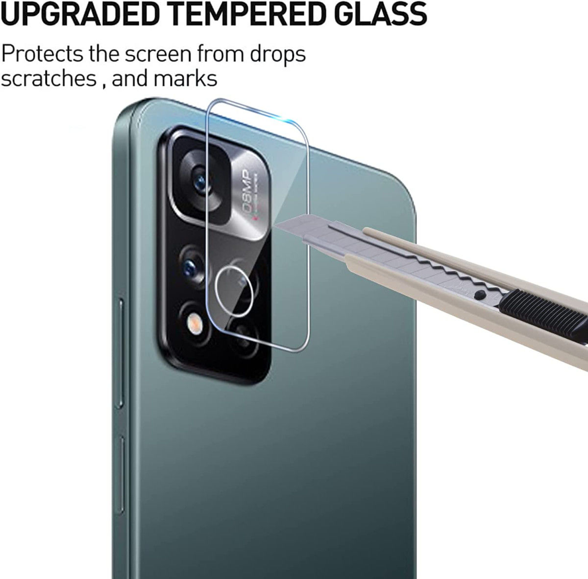 Xiaomi Redmi Note 10 5G Camera Protector Ultra Clear Tempered Glass afbeelding 2