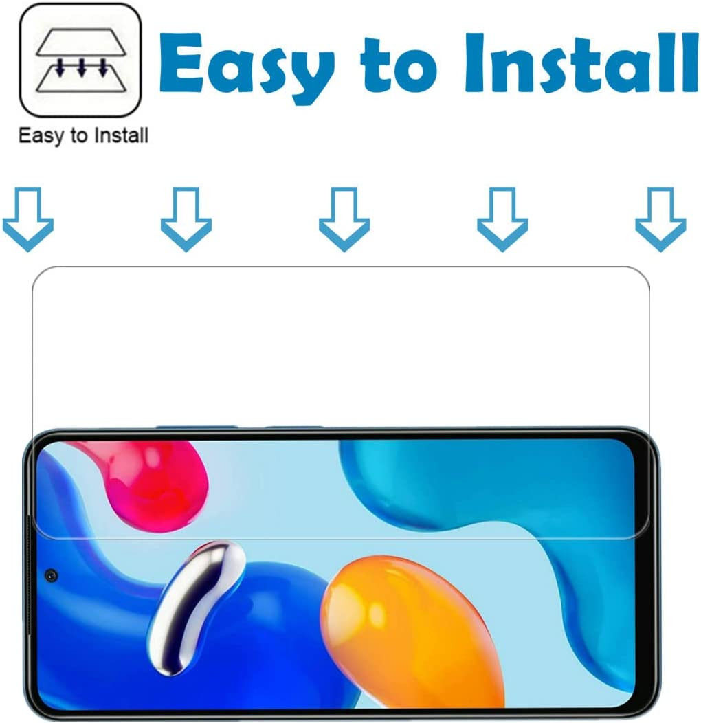 Xiaomi Redmi Note 10 5G/Poco M3 Pro Screen Protector Tempered Glass afbeelding 3