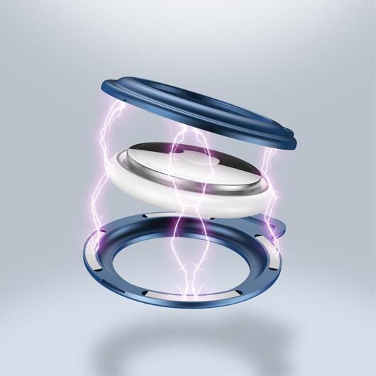 Apple AirTag Sleutelhanger Metalen Case met Magnetische Sluiting Zwart afbeelding 11