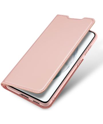 Dux Ducis Skin Pro Series Samsung Galaxy S21 FE Hoesje Wallet Roze Hoesjes