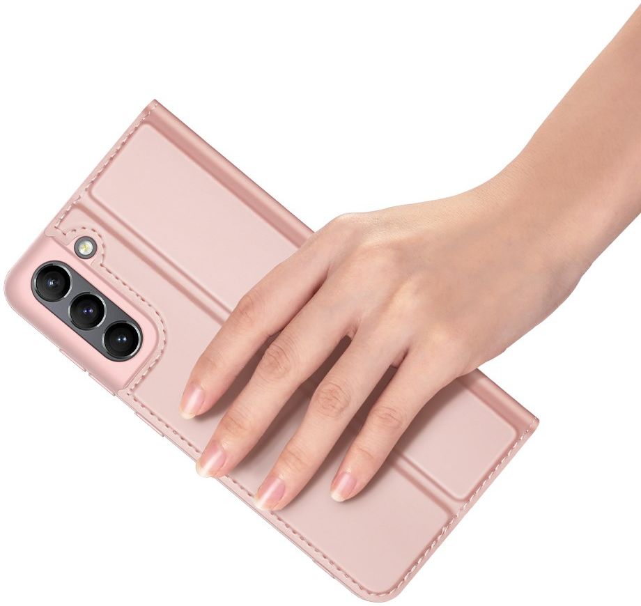 Dux Ducis Skin Pro Series Samsung Galaxy S21 FE Hoesje Wallet Roze afbeelding 6