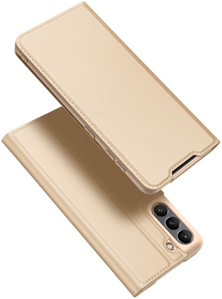 Dux Ducis Skin Pro Series Samsung Galaxy S21 FE Hoesje Wallet Goud afbeelding 4