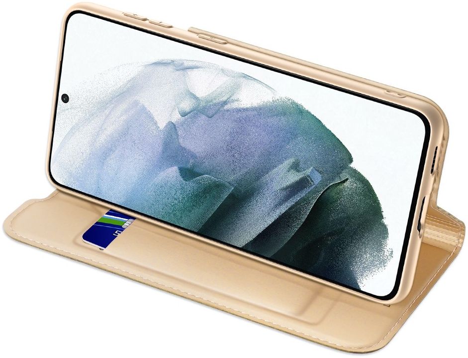 Dux Ducis Skin Pro Series Samsung Galaxy S21 FE Hoesje Wallet Goud afbeelding 7