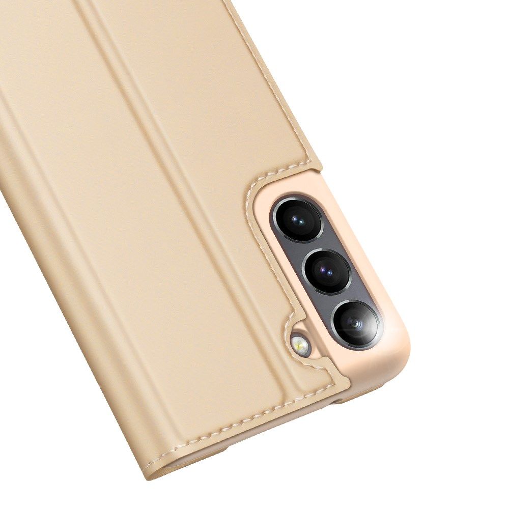 Dux Ducis Skin Pro Series Samsung Galaxy S21 FE Hoesje Wallet Goud afbeelding 9