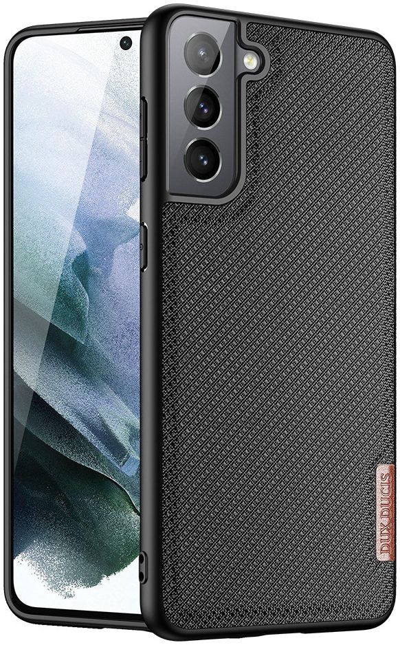 Dux Ducis Fino Series Samsung Galaxy S21 FE Hoesje Back Cover Zwart afbeelding 1
