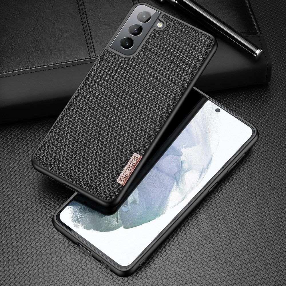 Dux Ducis Fino Series Samsung Galaxy S21 FE Hoesje Back Cover Zwart afbeelding 2