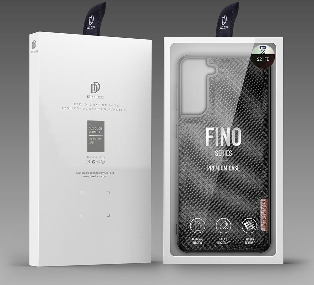 Dux Ducis Fino Series Samsung Galaxy S21 FE Hoesje Back Cover Zwart afbeelding 9