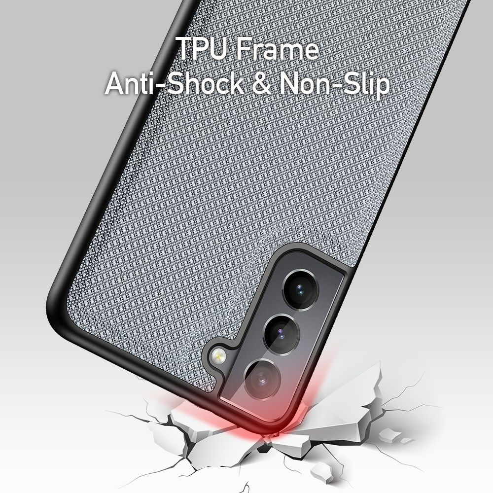Dux Ducis Fino Series Samsung Galaxy S21 FE Hoesje Back Cover Blauw afbeelding 4