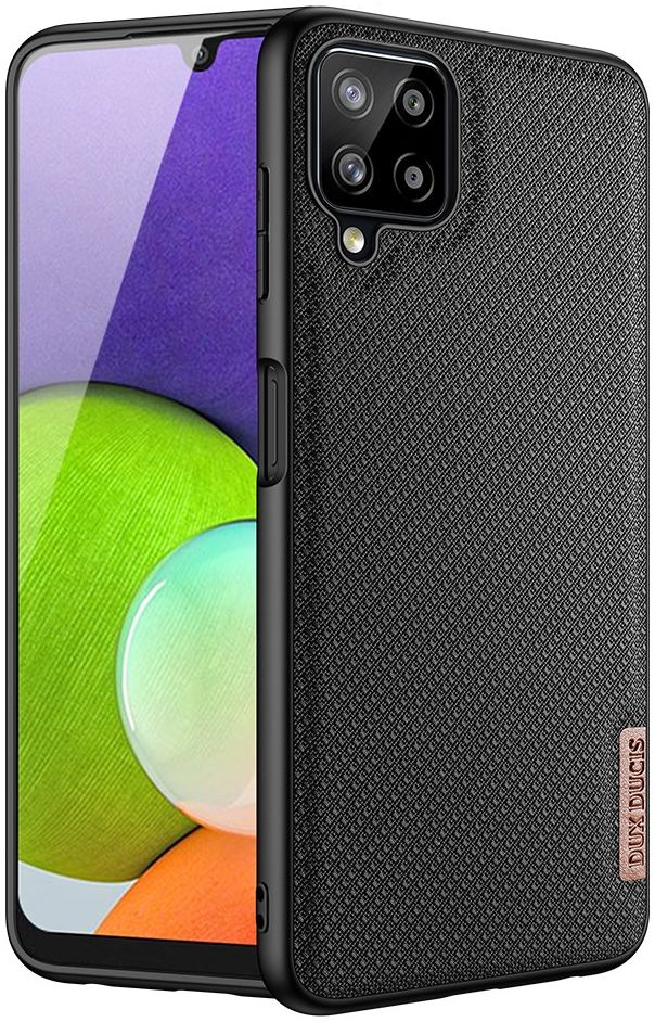 Dux Ducis Fino Series Samsung Galaxy M22/A22 4G Hoesje Backcover Zwart afbeelding 1