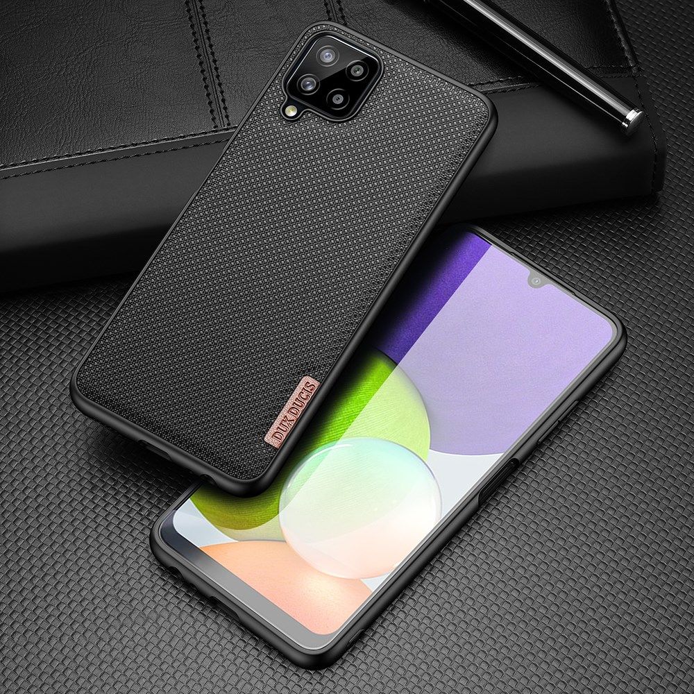 Dux Ducis Fino Series Samsung Galaxy M22/A22 4G Hoesje Backcover Zwart afbeelding 2