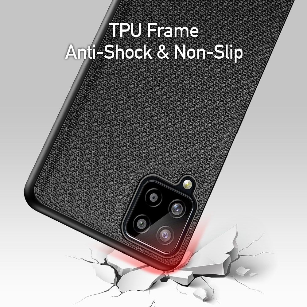 Dux Ducis Fino Series Samsung Galaxy M22/A22 4G Hoesje Backcover Zwart afbeelding 4
