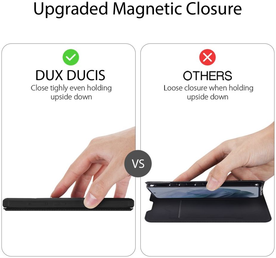 Dux Ducis Skin X Series Samsung Galaxy S21 FE Hoesje Zwart afbeelding 10