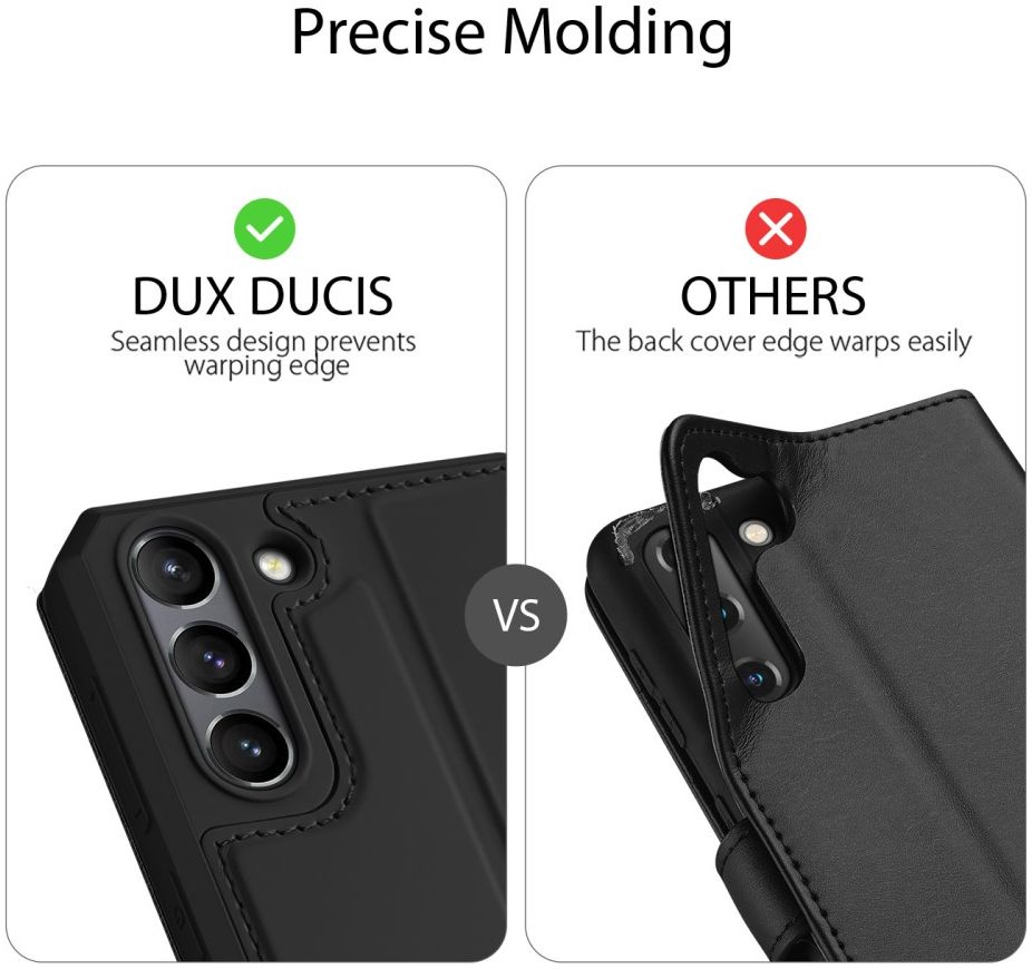 Dux Ducis Skin X Series Samsung Galaxy S21 FE Hoesje Zwart afbeelding 9