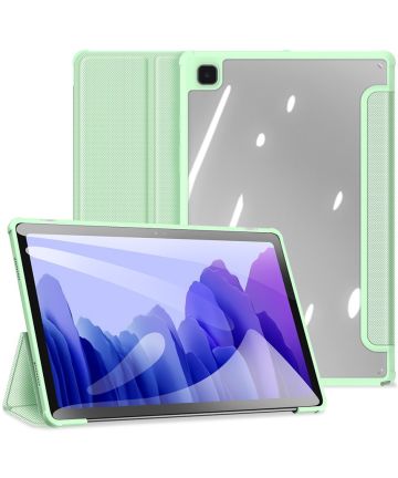 Dux Ducis Toby Samsung Galaxy Tab A7 2020 Hoes Tri-Fold Bookcase Groen Hoesjes