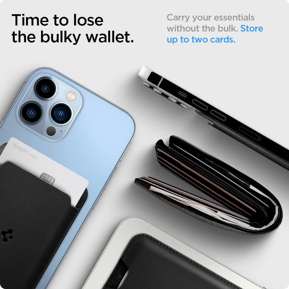 Spigen Valentinus Universele Kaarthouder Zwart GSMpunt.nl