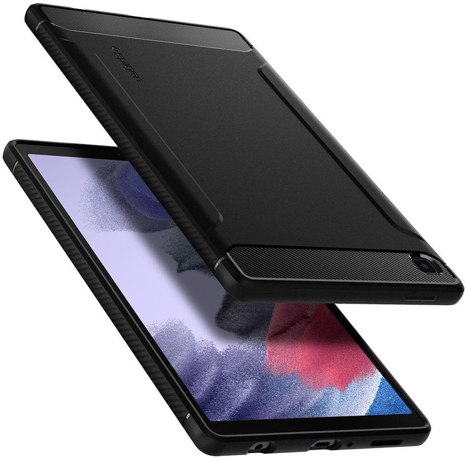 Spigen Rugged Armor Samsung Galaxy Tab A7 Lite Hoes Mat Zwart afbeelding 2
