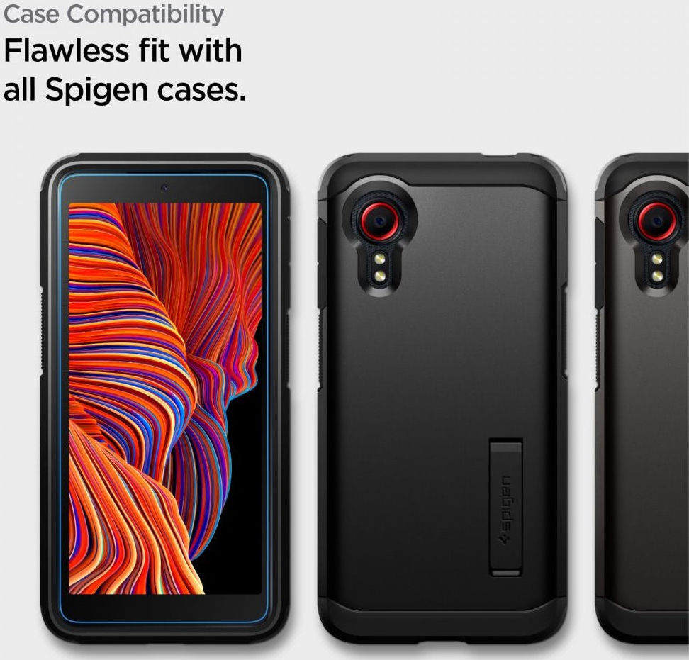 Spigen AlignMaster Samsung Galaxy Xcover 5 Screen Protector (2-Pack) afbeelding 2