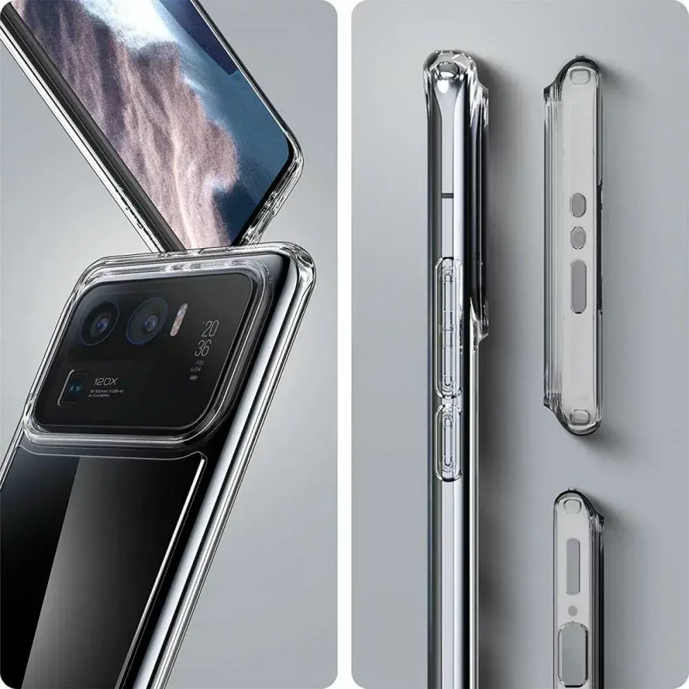 Spigen Ultra Hybrid Xiaomi Mi 11 Ultra Hoesje Ultra Clear Transparant afbeelding 7
